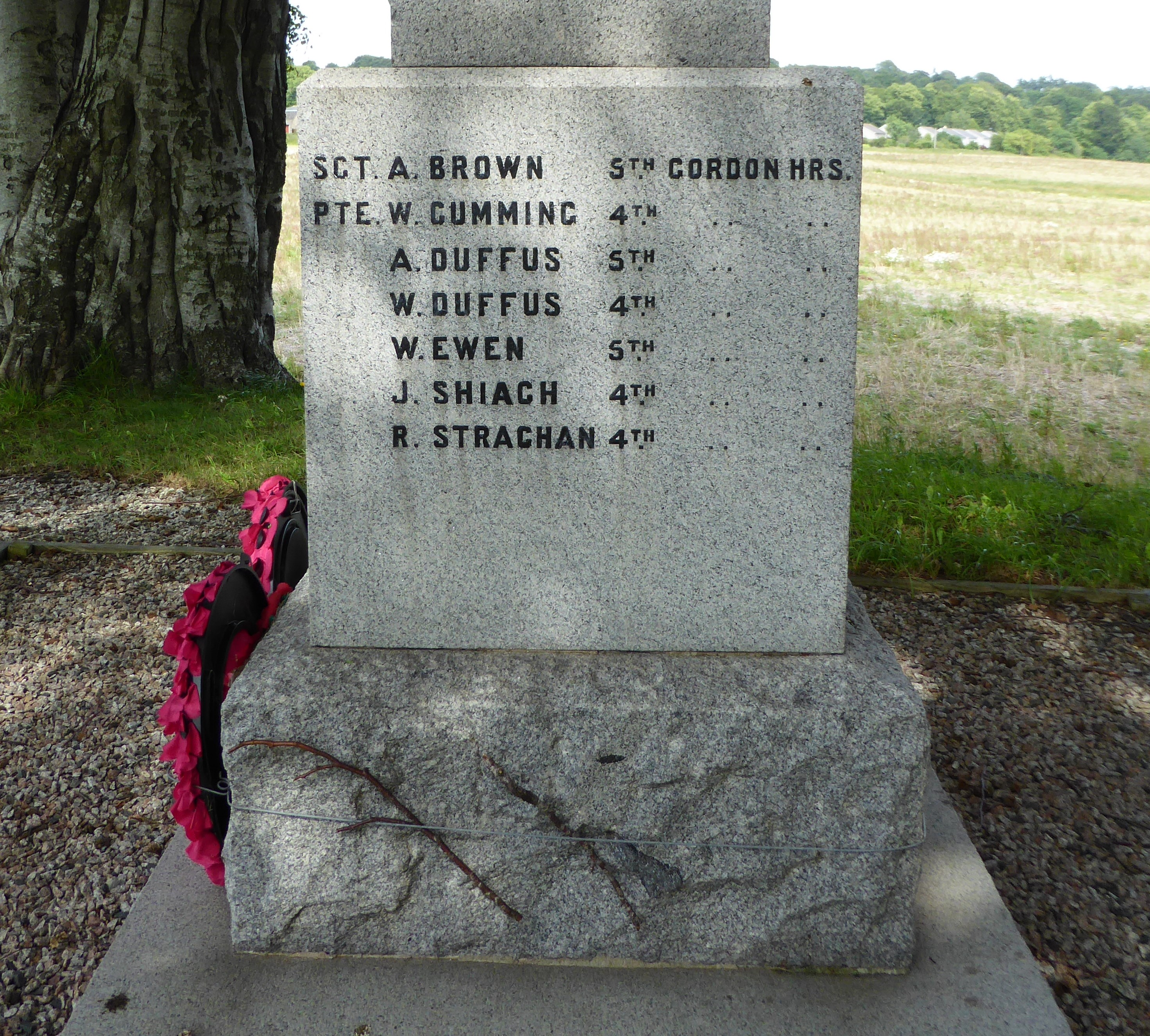 Parish of Fintray War Memorials Online